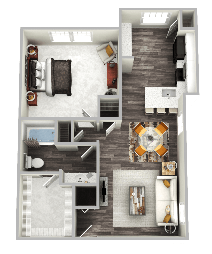 Wills Floor Plan at Emblem Alpharetta, Alpharetta, 30009